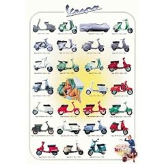 International Publishing ART STONES - Motocycle Legends Vespa, 1000 Teile Puzzle