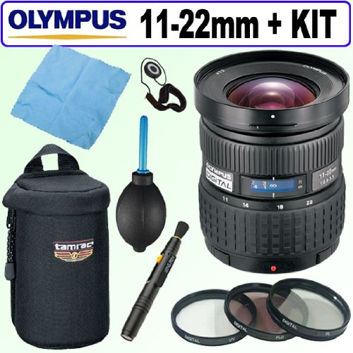 Olympus 11-22mm f/2.8-3.5 Zuiko Digital Zoom Lens + Deluxe Accessory Kit