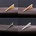 Tie Clips Set, Men 4Pcs Regular Tie Bar Tie Slide Accessories Wedding Anniversary Groom Gift