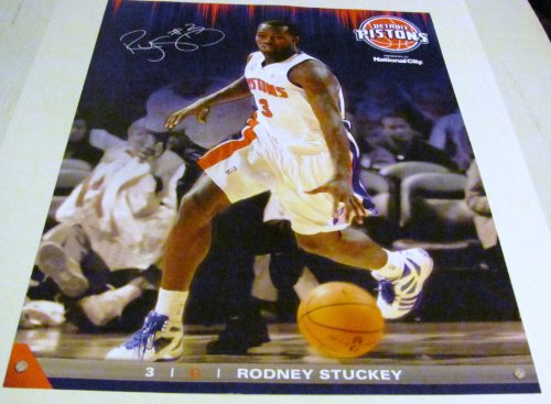 Rodney Stuckey #3 - Detroit Pistons -NBA - Photo Card (8 1/2 in. x 11.0 in.)