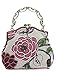 ilishop Women's Vintage Luxury Printing Beaded Women Handbag Evening Bag