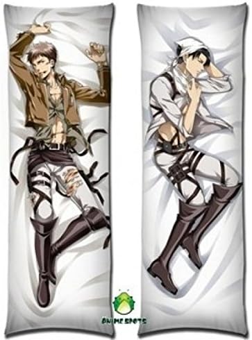 Sunny Daily Anime Dakimakura Hugging Pillow Case Jr010 Attack On Titan Levi Rivaille Jean Kirstein