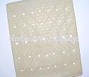Heavy Duty Deluxe Rubber Kitchen Sink Mat Liner 12 in. X 15 in.- Light Beige