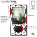 Microsoft ® Zune TM (Original 30 gig) Skin Argyle Black And Red WraptorSkinz TM Kit by TuneTattooz TM