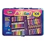 108 Piece Super Art Set with Translucent Box by Mega Brands