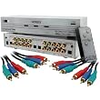 Nyrius HD Ready Component Video Source Selector Switch (SW201) & Bonus 4 Pack of 6 Foot Component Video Cables (RGBCAB6E)