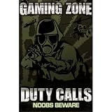 Gaming Zone-Duty Calls-Noobs Beware, Video Game Poster Print, 24 by 36-Inch Gaming Zone-Duty Calls-Noobs Beware, Video Game Poster Print, 24 by 36-Inch
