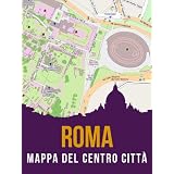 Roma, Italia: mappa del centro città (Italian Edition)