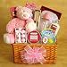 California Delicious Welcome to the World Baby Girl Basket