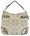Coach Signature Colette Shoulder Hobo Bag Purse Tote 16408 with Python Leather Trim