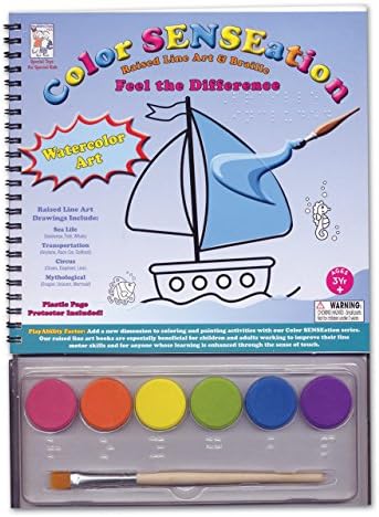 Raised Line and Braille Watercolor Art Set