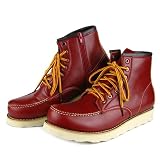 YETI FOOT(イエティフット) ワーク ブーツ JAMESON ジェムソン モカシン プレーン メンズ レッド YF525-RED 26.0cm