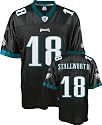 Donte Stallworth Black Reebok NFL Replica Philadelphia Eagles Jersey