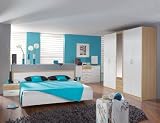 Details zu "ROLLER Komplett-Schlafzimmer REMO weiß/Buche" Details zu "ROLLER Komplett-Schlafzimmer REMO weiß/Buche"