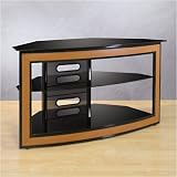 Bell'O AVSC-2121 Versatile Wood Tone Corner-Fit Audio Video Furniture System