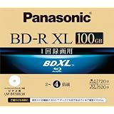 Panasonic Blu-ray Disc - BD-R XL 100GB 4x Speed 1 Pack Printable - Triple Layer (japan import)