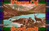 3 inch x 2 Inch (7.5 x 5cm) Clear Acrylic Keyring Key Ring Sights of Scotland The Heart of The Highlands Oil Painting