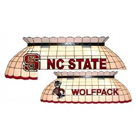 North Carolina NC State Wolfpack 42 BILLIARD POOL TABLE LIGHT LAMP