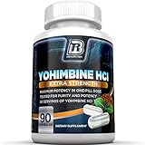 BRI Nutrition Yohimbine HCI - 90 Count 2.5mg Yohimbie Capsules