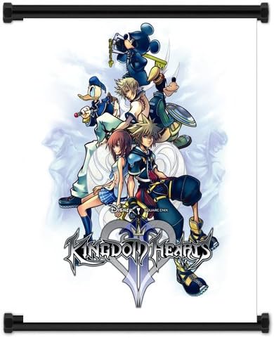 Kingdom Hearts Game Home Decor Wall Scroll Poster (16x21) Inches