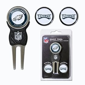 Click here to buy Philadelphia Eagles NFL Divot Tool Pack w Signature tool.