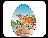 Mouse Pad with animal, grass, bird