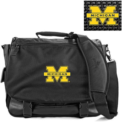 Antigua Michigan Wolverines Journey Messenger Bag