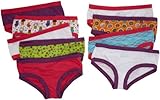 Fruit Of The Loom Girls 7-16 Girls 9 Pack Cotton Hipsters