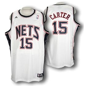 New Jersey Nets VINCE CARTER Sewn NBA Swingman Jersey, White