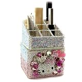 3D Custom Swarovski Hello Kitty Crystal Bling Cosmetic Organizer Design CO1024