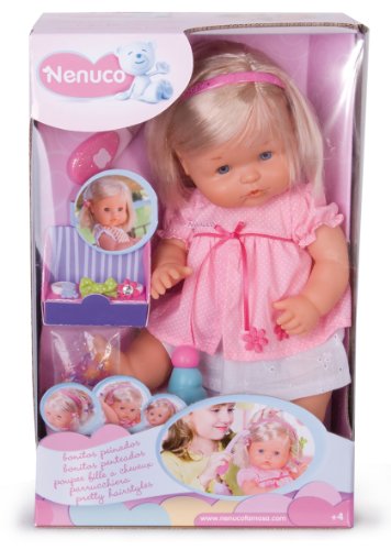 Imagen 2 de Famosa Nenuco Niña Bonitos Peinados - Muñeca con pelo largo y accesorios de peinado