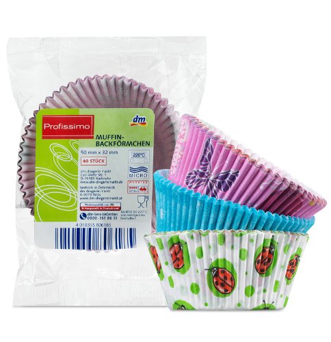 Profissimo Muffin-Backförmchen, 2er Pack (2 