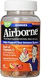 Airborne Immune Support Supplement with Vitamin C Chewable Gummies, 42 Count