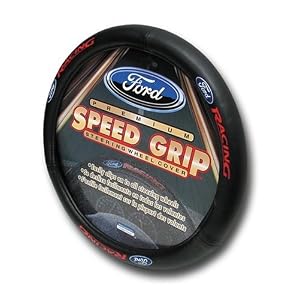 51JD1M9C7HL. SL500 AA300  Ford Racing Style Premium Speed Grip Steering Wheel Cover