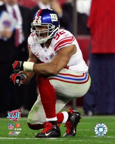 Michael Strahan SuperBowl XLII 2007 Action #4 Art Poster PRINT Unknown 8x10