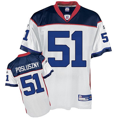 Reebok Buffalo Bills Paul Posluszny Replica White Jersey XX Large