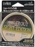 ヤマトヨテグス(YAMATOYO) ファメル トラウト(サイトエディション)100m ミストグリーン&ライムチャート 4lb