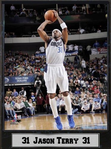 Encore Select 150-BSKDM31 Dallas Mavericks No. 31 Jason Terry 9X12 Photo Plaque