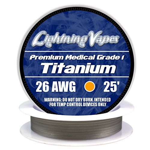 LV Titanium Grade 1 Wire 26 AWG - 25'