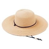 Wo's Braided Hat Lt Brn Medium