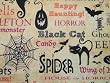 Clothworks Gone Haunting Ghost Cat Spiderweb Halloween Fabric Yard