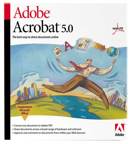 Adobe Acrobat 5.0 Upgrade OSX Mac