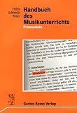 Handbuch des Musikunterrichts 1