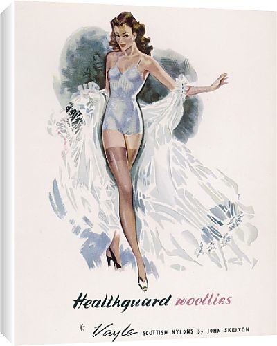 Canvas Prints of Healthguard woollies advert from Mary Evans