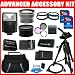 Advanced Panasonic Lumix DMC-GH2 Camera Accessory Kit Includes DMW-BLC12 Replacement battery + AC/DC Charger + (2Pcs) 16GB SDHC Memory + Wallet + Flash + Reader + Deluxe Case + Tripod + Wide Angle Lens + 2X Telephoto Lens + (3Pcs) Filter Kit + Close Up Filter Set (+1, +2, +4 and +10 Diopters) + More