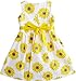 Sunny Fashion Girls Dress Yellow Sunflower School Uniform Party 2-3