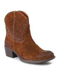 Born Concept Ambrosia Womens Size 7.5 Brown Suede Fashion Ankle Boots