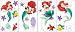 Little Mermaid Self-Stick Room Appliques