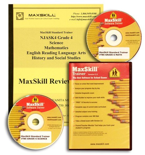 Maxskill Standard Trainer for CST Grade 6 Core Set (English/Reading/Language Arts, Mathematics and Science)