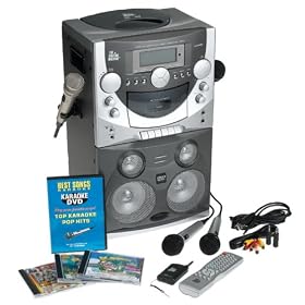 DVD/CDG Karaoke System with Single Cassette Deck by Karaoke Machine